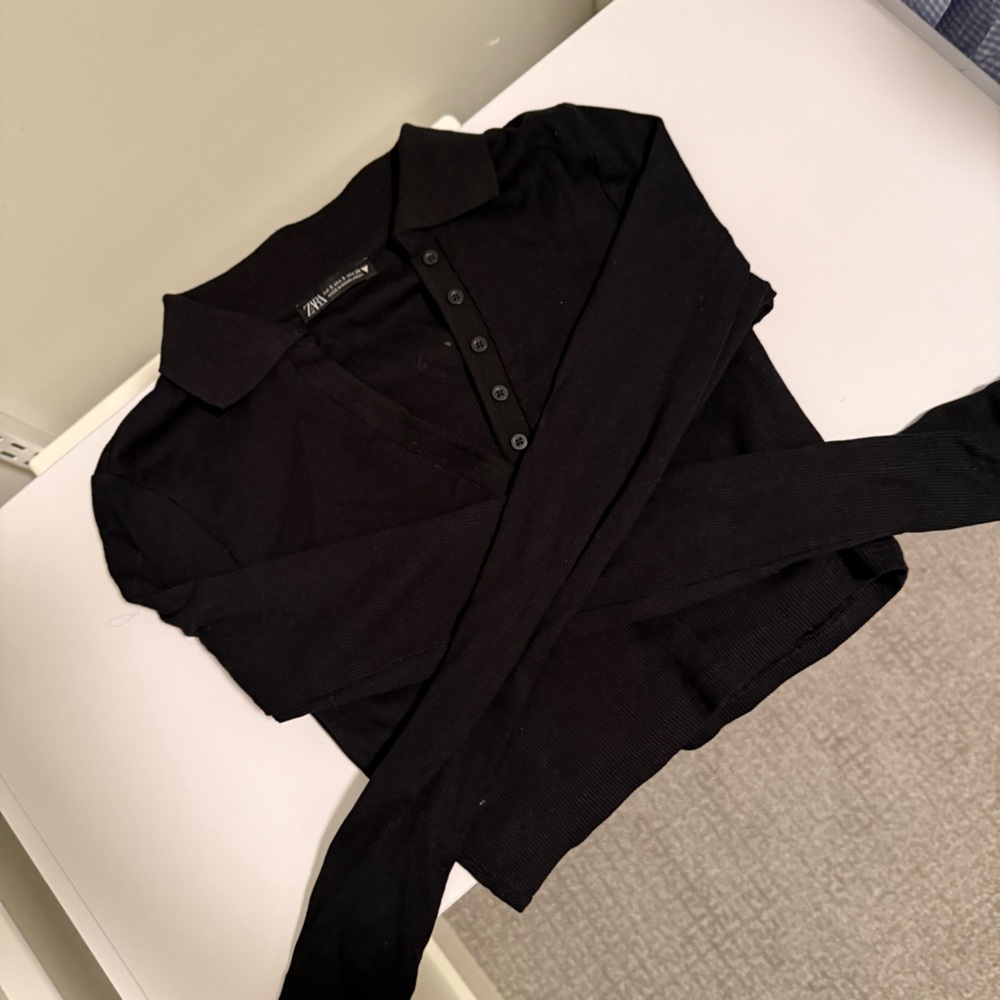Zara Cropped long sleeve